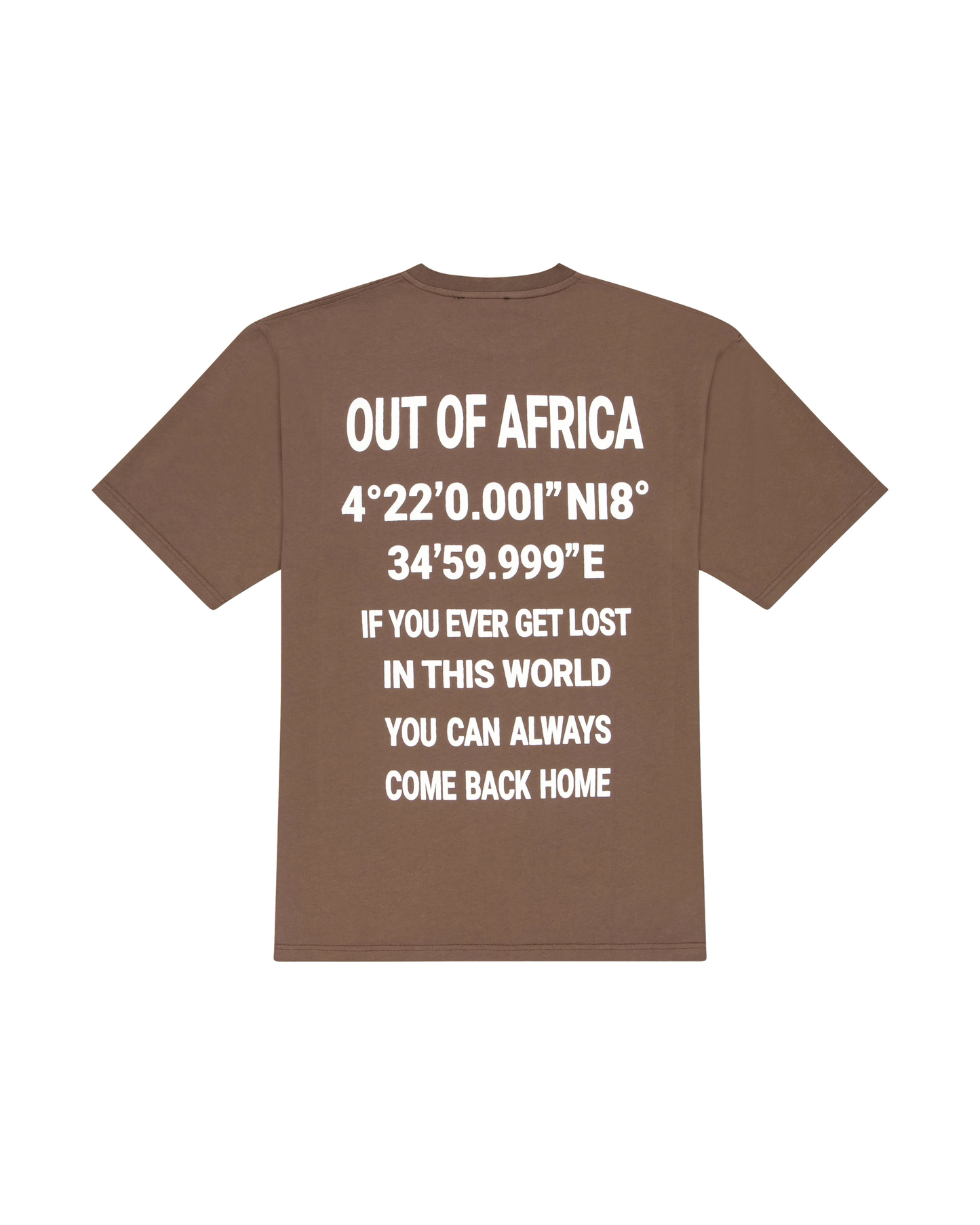 T-SHIRT OUT OF AFRICA BROWN